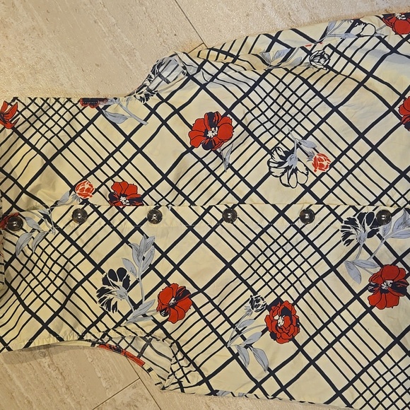 Modcloth Floral Patterned Collared Tank Blouse - Picture 7 of 9